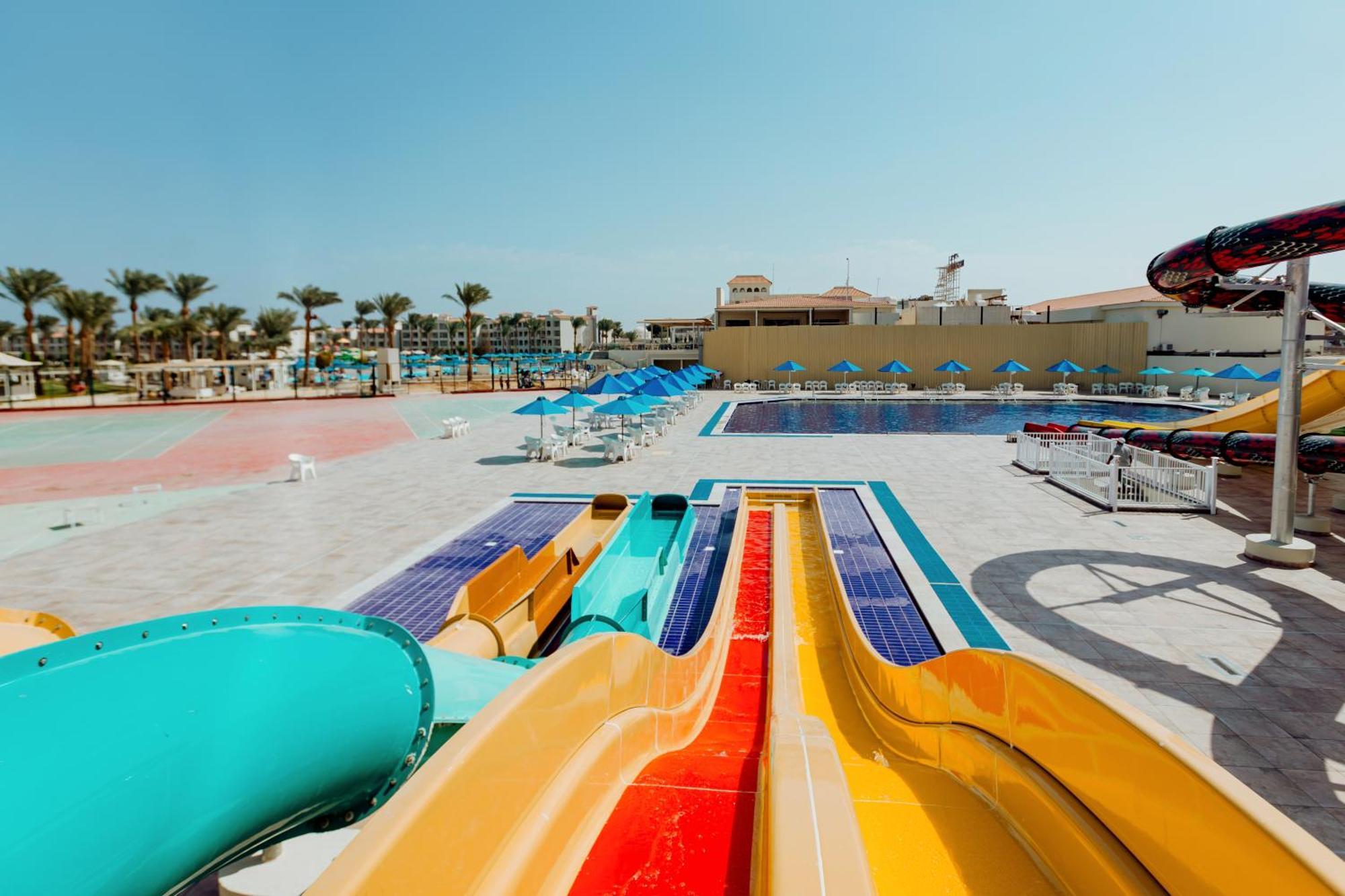 Pickalbatros Dana Beach Resort - Aqua Park Hurghada Exterior foto Aqua Park