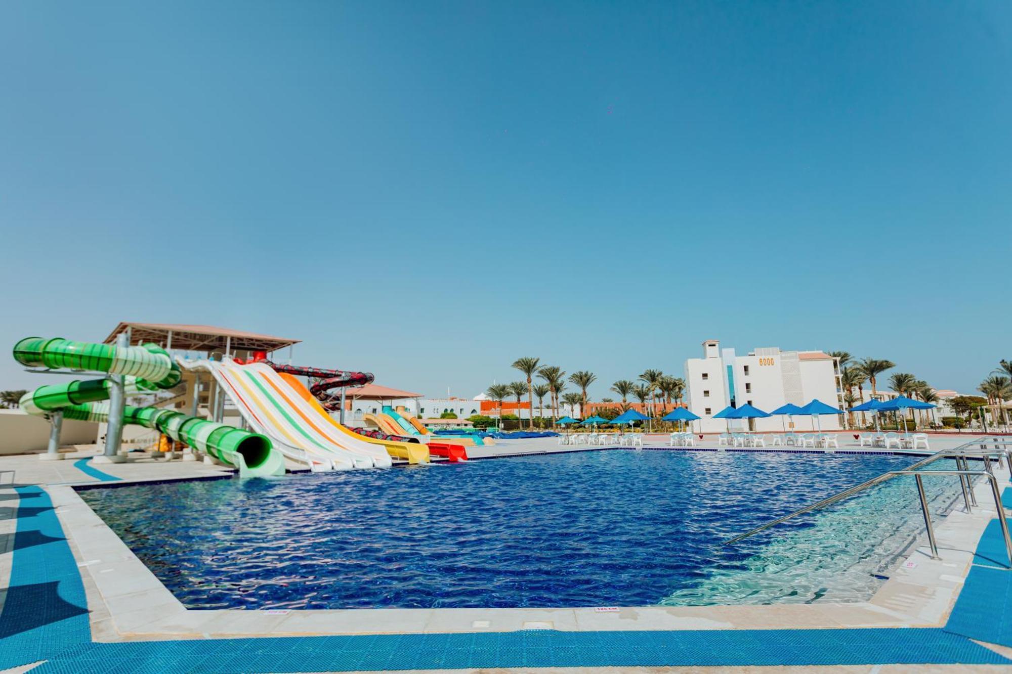 Pickalbatros Dana Beach Resort - Aqua Park Hurghada Exterior foto Aqua Park