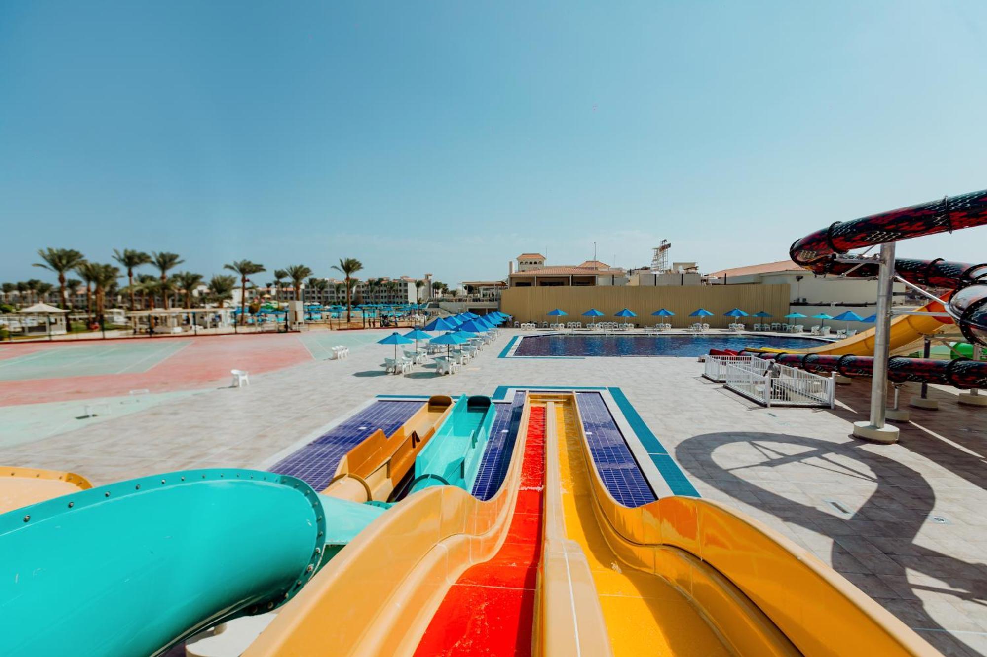 Pickalbatros Dana Beach Resort - Aqua Park Hurghada Exterior foto Aqua Park